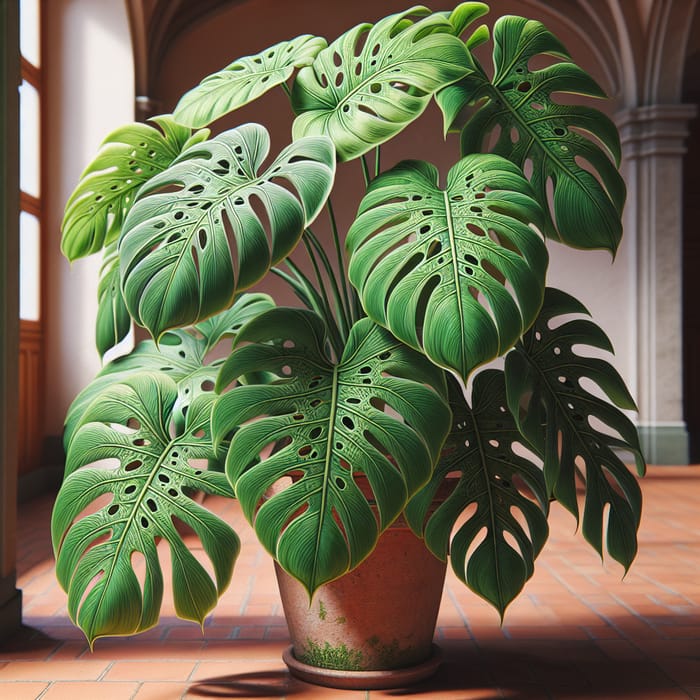 Vivid Monstera Obliqua Plant in Peru | Intricate Details