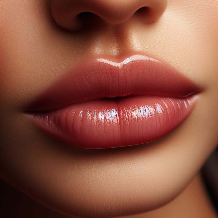 Feminine Beauty: Captivating Woman's Lips
