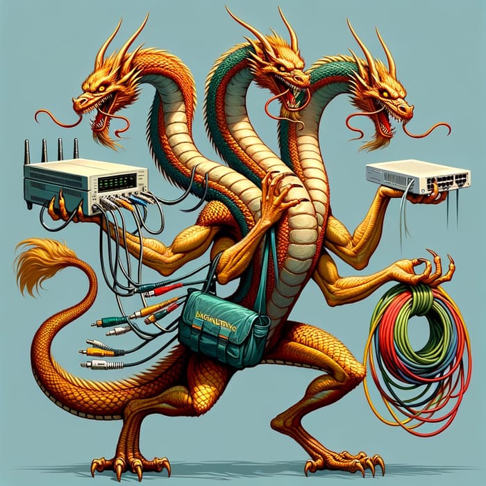 Serpent Gorynych: Three-Headed Dragon with Internet Tools