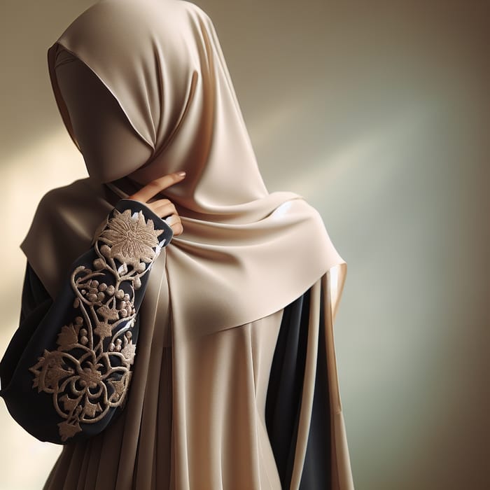 Mysterious Feminine Muslim Woman