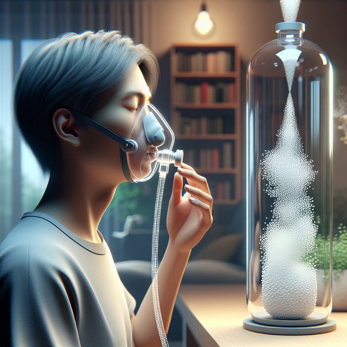 Healthy Breathing: Visualizing Hydrogen Inhalation | AI Art Generator ...