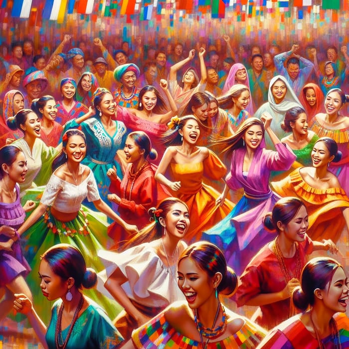 Vibrant Filipino Attire Festival | Joyful Procession