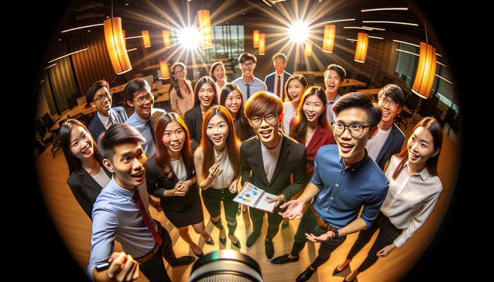Vibrant Asian Pros Workshop | Engaging Problem-Solving Scene