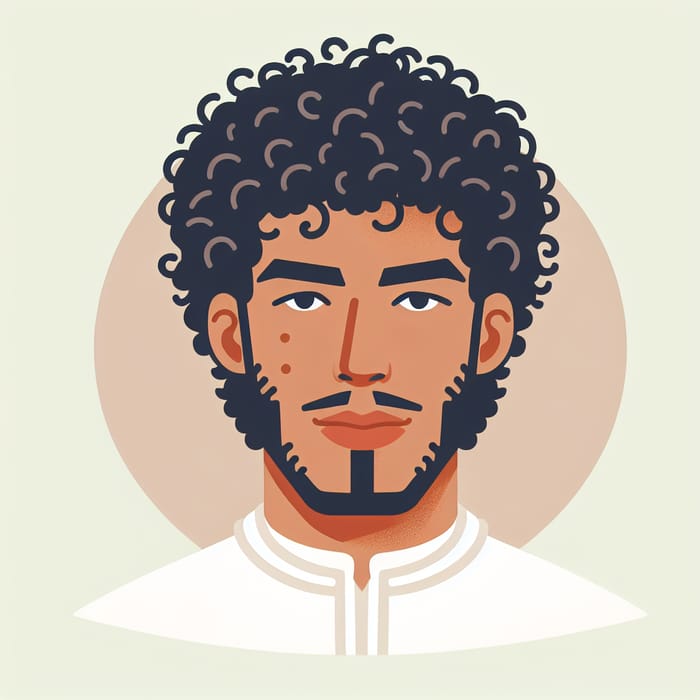 Meet Akram: The Curly-Haired Moroccan Man