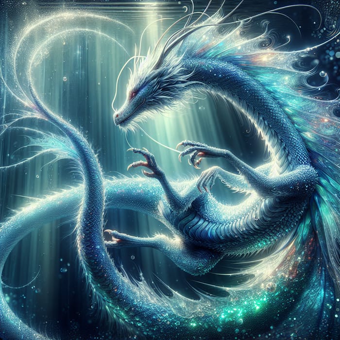 Majestic Seawing Dragon | Enchanting Underwater Elegance