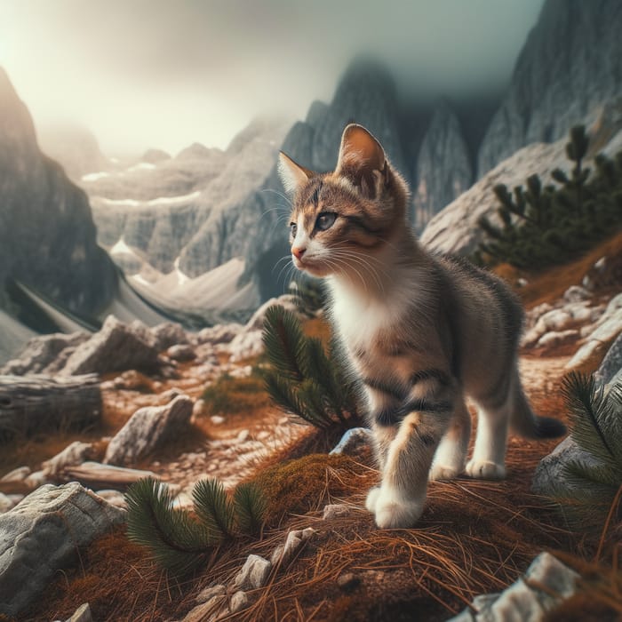 Cat Exploring the Wilderness - Discover Nature's Beauty