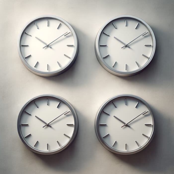 Sleek Timepieces: Collection of Modern Clocks