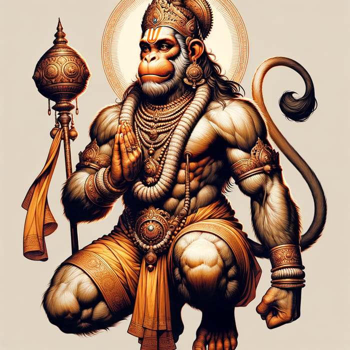Hanuman Ji: Divine Monkey of Hindu Mythology