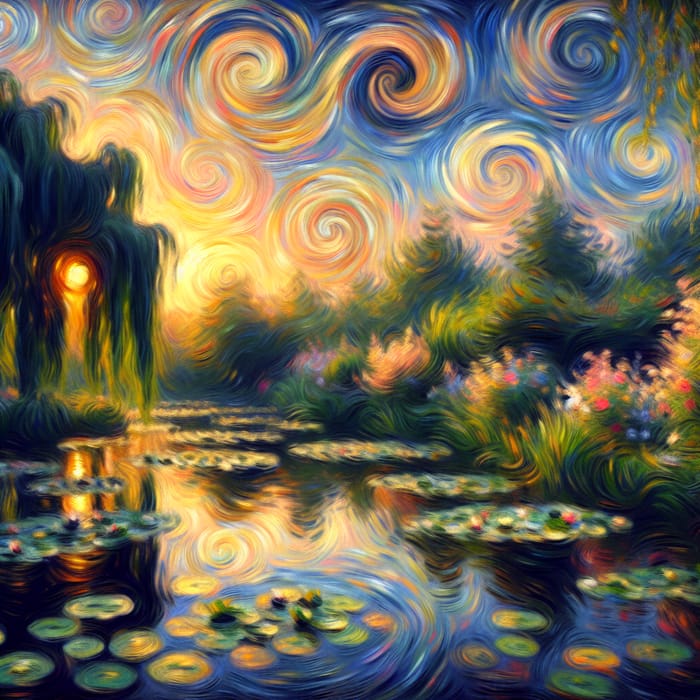 Dizziness in Impressionism: A Monet Inspired Vision