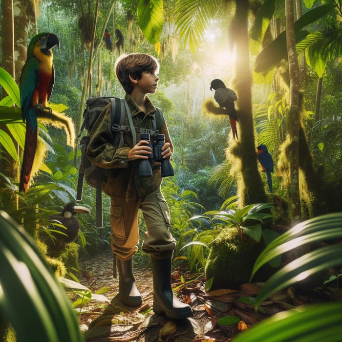 Exploring the Amazon Jungle: Adventures of a 13-Year-Old Boy