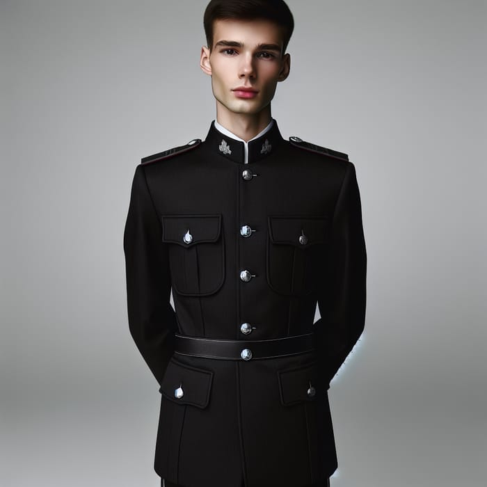 Military Uniform for Short Man | Brown Eyes