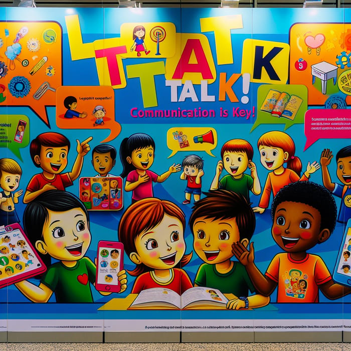 Let's Talk: Importance of Communication for Children | Educational Poster