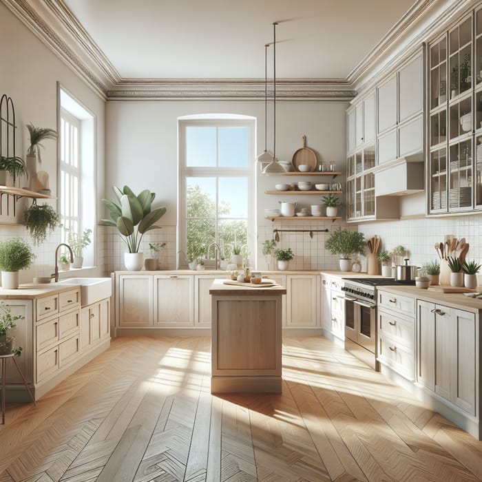 Nordic Kitchen Design | Elegant Minimalist Scandinavian Style