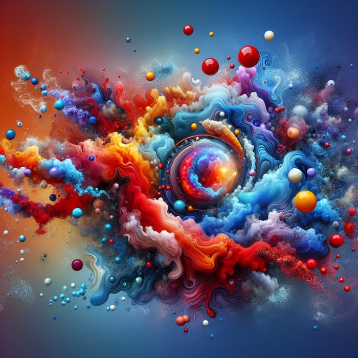 Abstract Chemical Reactions: Colorful Dynamics