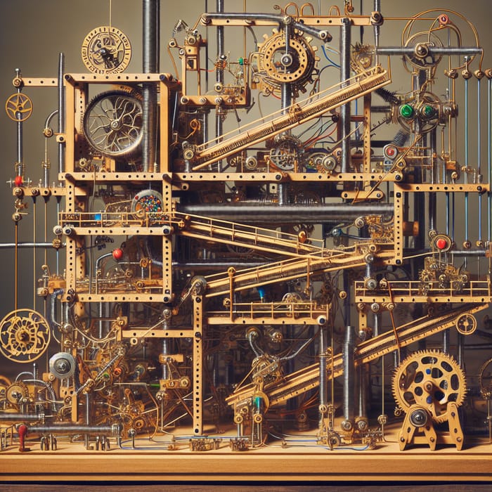 Explore a Mechanical Circuit of a Rube Goldberg Machine