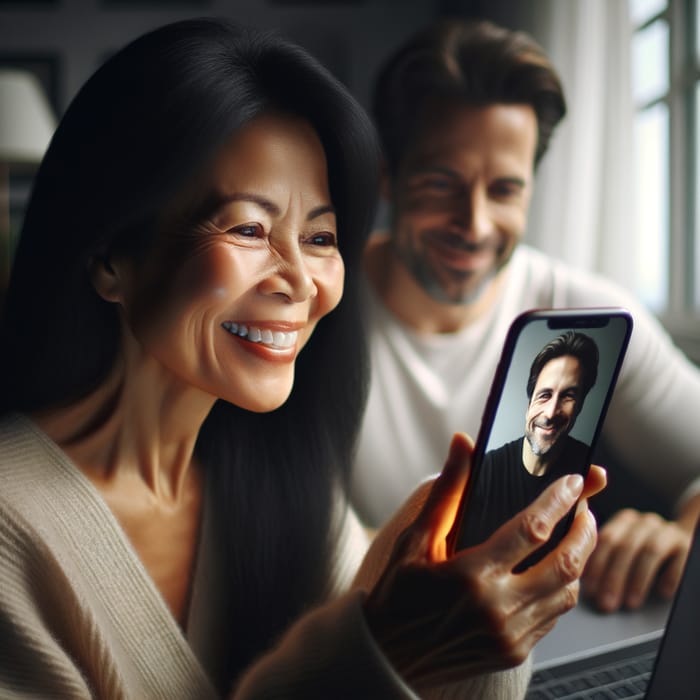 Heartwarming Connection: Filipino Woman & Dutch Boyfriend's Video Call