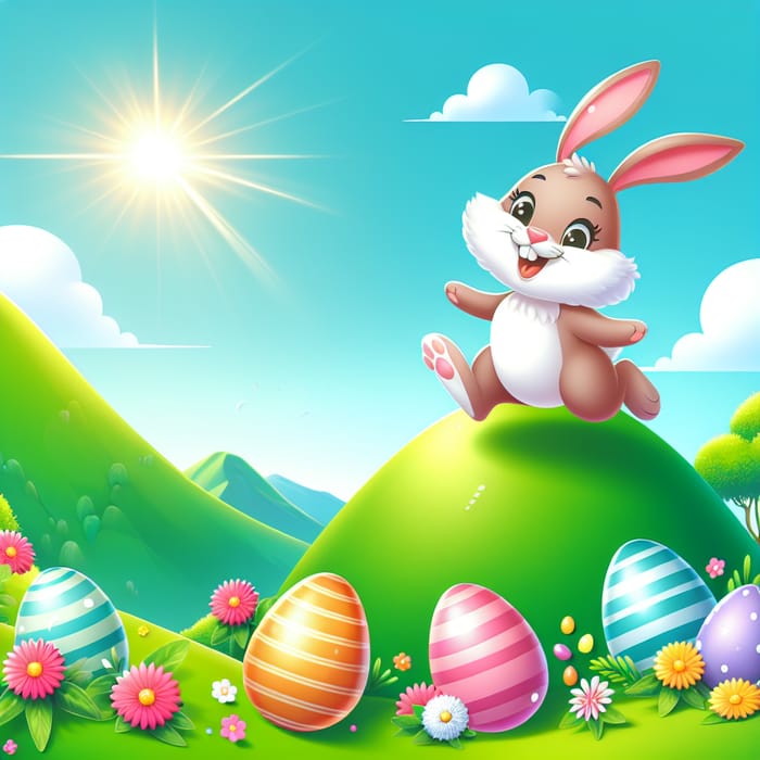 Joyful Easter Bunny on Green Mountain | Easter Egg Hunt