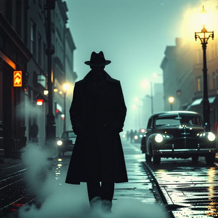 Film Noire City Night: Murder Mystery & Suspense Atmosphere