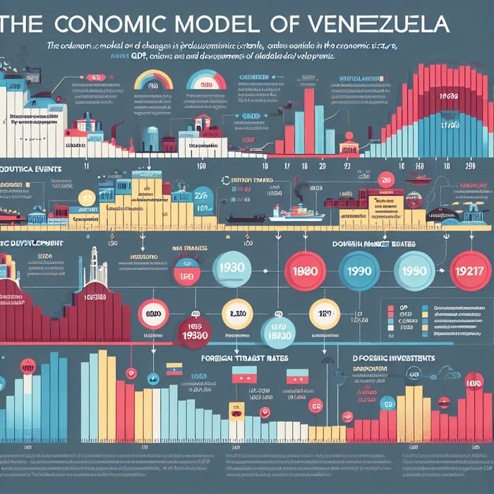 Venezuela Economic Model: 1830-1999 Infographic Insights