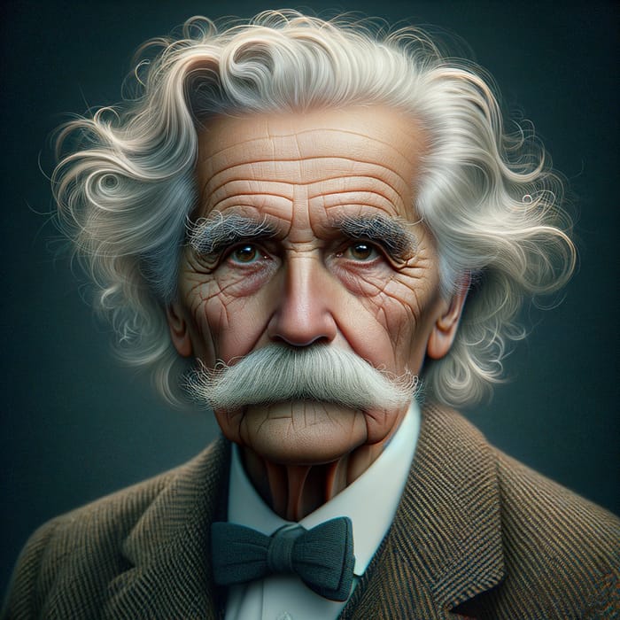 Albert Einstein Photo-Realistic Portrait