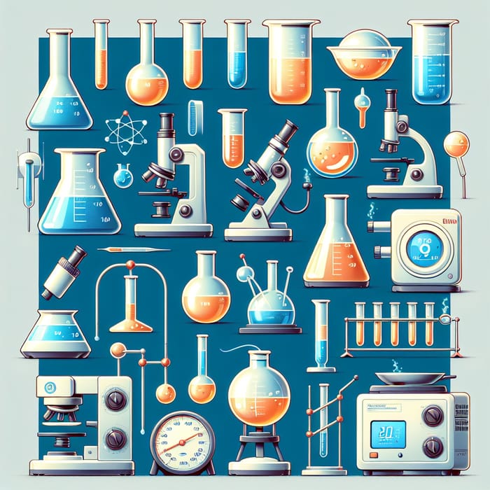 20 Animated Chemical Lab Utensils: Engaging Laboratory Images