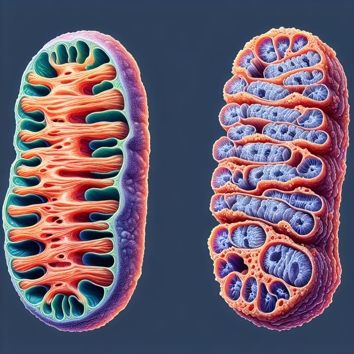 Young and Aging Mitochondria Comparison