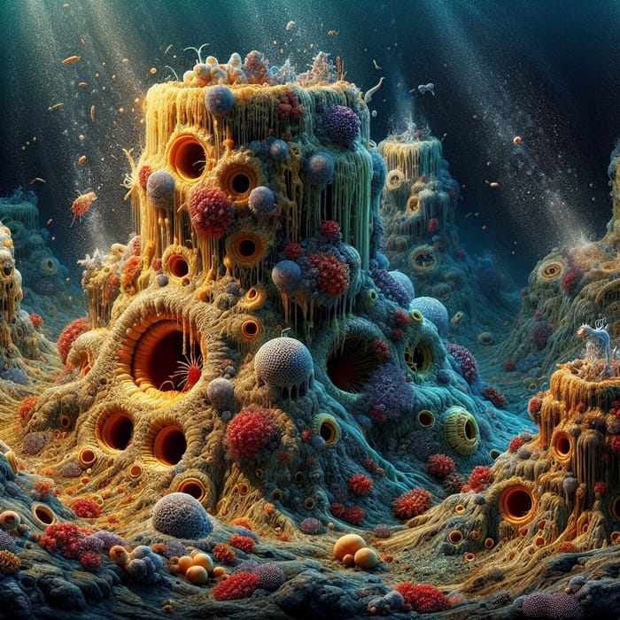 Illustration of Hydrothermal Vents: Ocean Floor Wonders