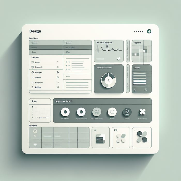 Hospital Software Minimalist Design | User-Friendly