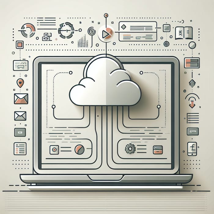 Cloud Computing Minimalist Design | Modern Interface Aesthetics