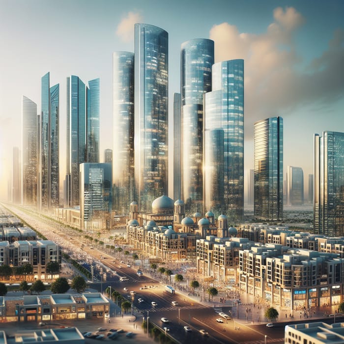 Modern Abu Dhabi City - Urban Lifestyle & Desert Beauty