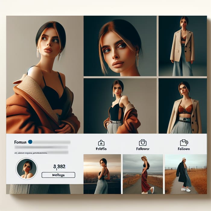 Hot Model Instagram Page View | Fashionable Photoshoot Portfolio