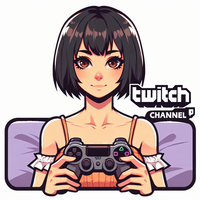 Personalized Twitch Channel Cover Art for Plut - Summer Style