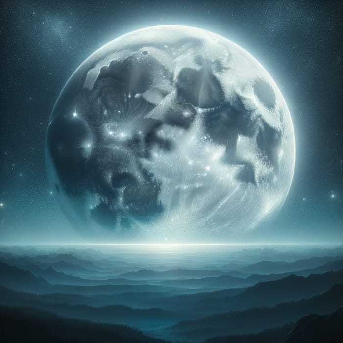 Majestic Full Moon: A Beautiful Sight
