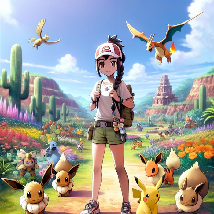 Pokemon Trainer from Texcoco, State of Mexico | South Asian Woman Adventure