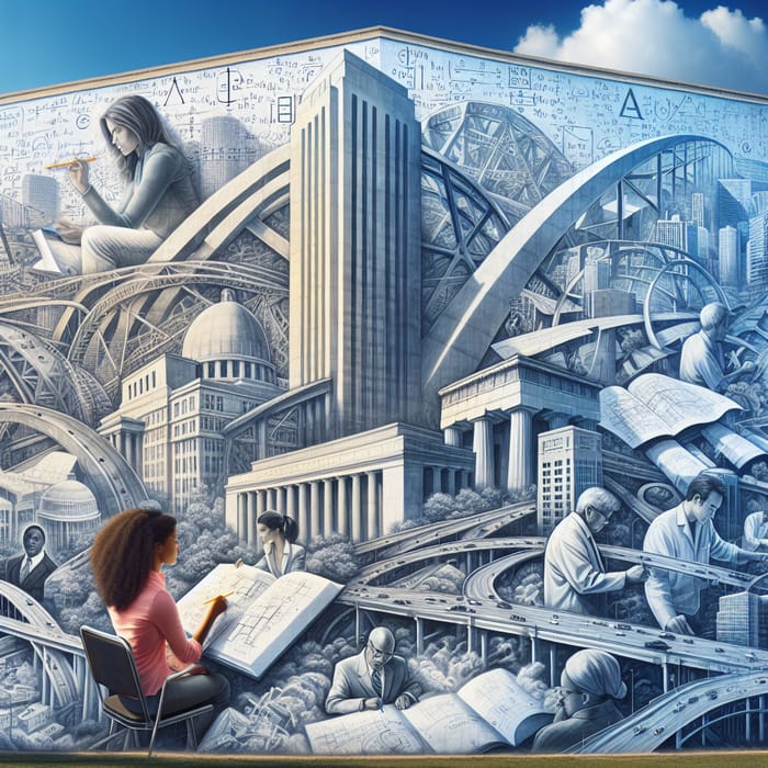 Incredible Civil Engineering Mural: University Showcase