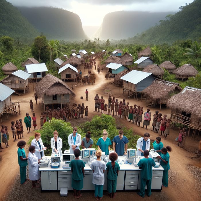 Innovative Healthcare Services in Papua New Guinea Village