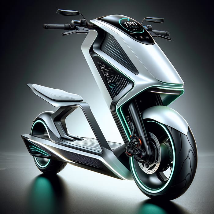 Ather Energy 450 Apex Electric Scooter | White & Neon Green Design