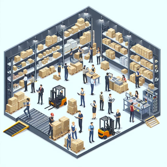Busy Wholesale Distribution Warehouse Operations | Organized Workflow
