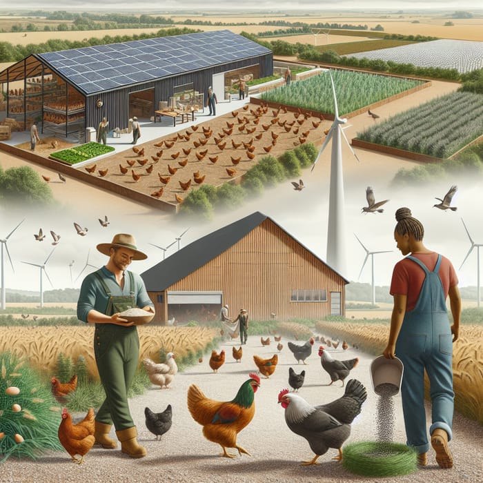 Sustainable Poultry Farming Techniques with Eco-Friendly Design