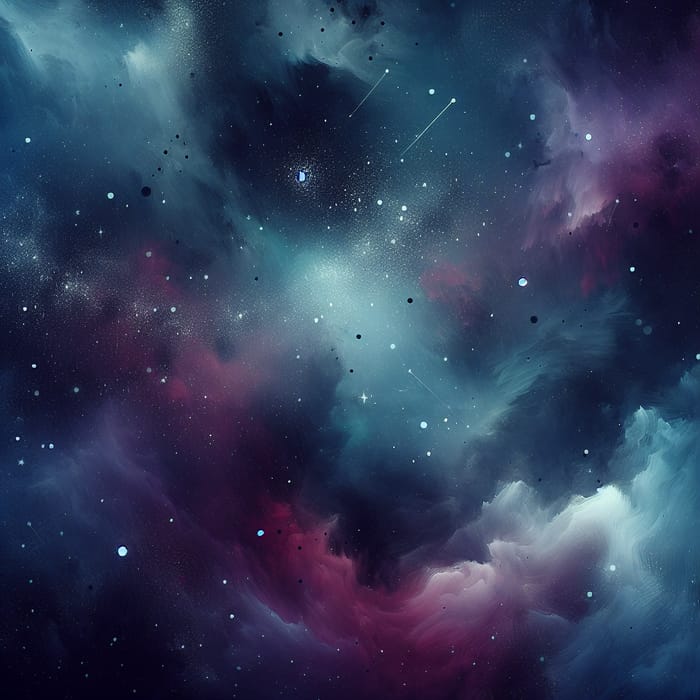 Minimalist Abstract Space Art - Cosmic Designs