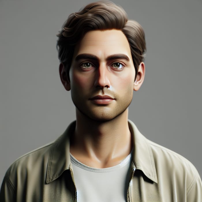 Realistic Human Portrait | True-to-Life Expression