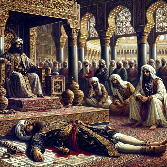Pre-Islamic Arabian Era: Slain Man Before Sultan