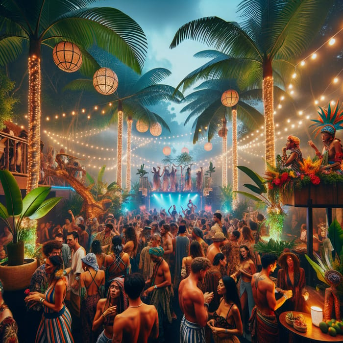 Unforgettable Jungle Party: Exotic Dancers & Tropical Vibes
