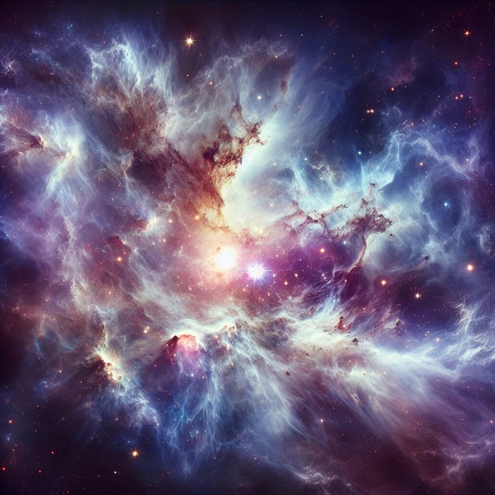 Galaxy Nebula Space Scene | Celestial Cosmic Beauty