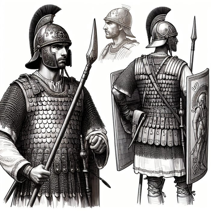 Carthaginian Warrior of the Second Punic War Era: Military Attire & Combat Readiness