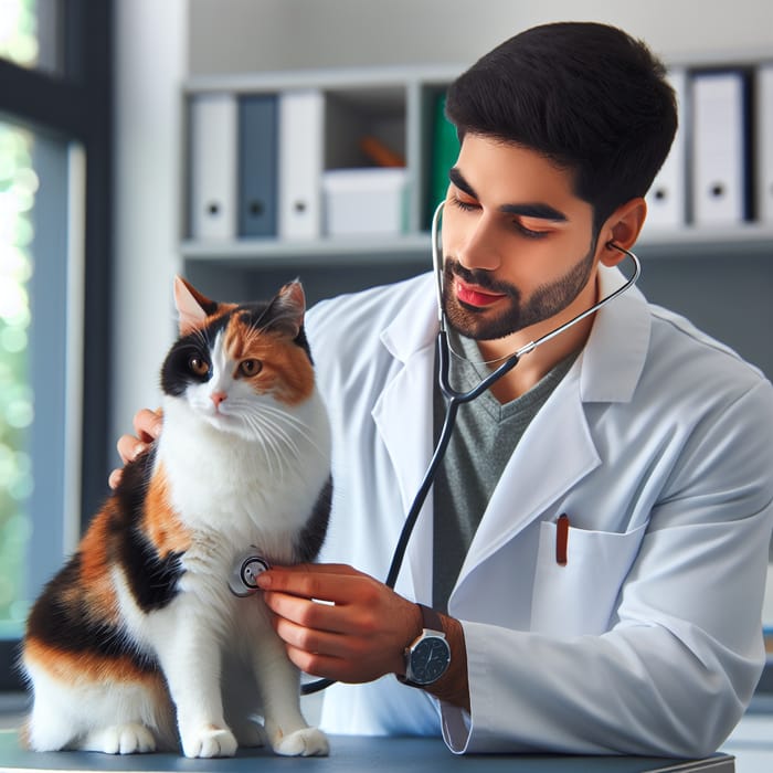 Veterinarian Treating a Cat | Vet Clinic