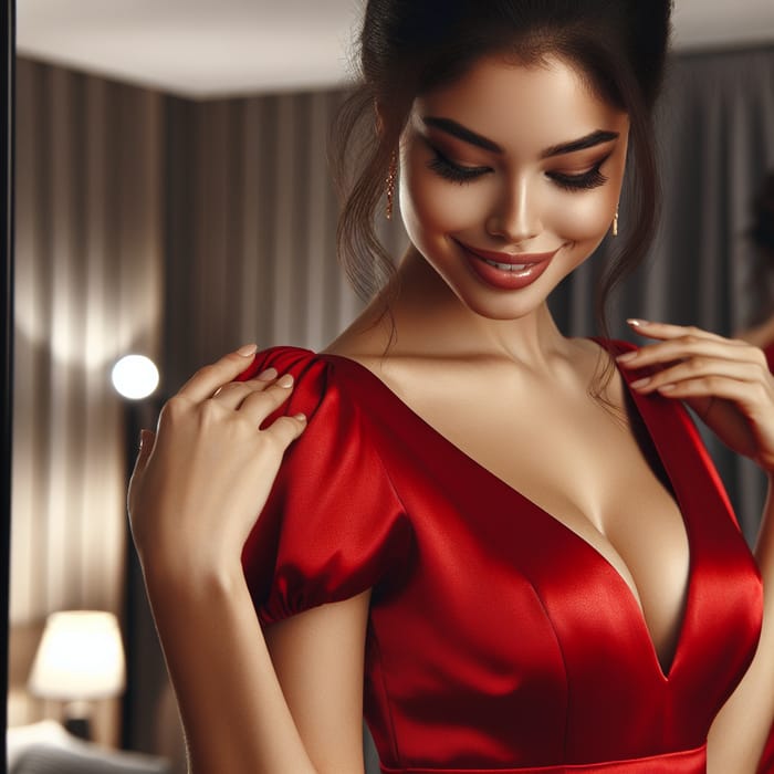 Hot Red Dress: Date Night Glamour