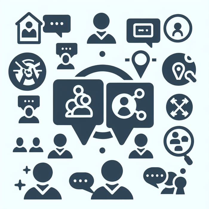 Social Garden Icon Design for Communication