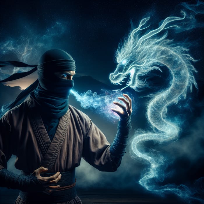 Middle-Eastern Dragon Ninja on Covert Mission