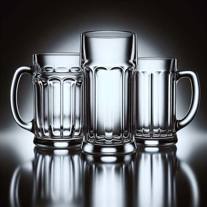 Elegant Glass Beer Mugs: Crafted Beauty and Timeless Charm